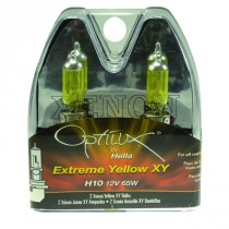 Hella Optilux Extreme Yellow XY Bulbs, H10 12V 42W - Pair