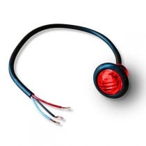 Poison Spyder 3/4" LED Marker Lamp, 3 Wire - Red Lens