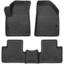 Husky Liners WeatherBeater Floor Liner Set for Front and 2nd Row - Black