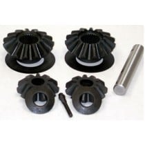 Yukon standard open spider gear kit for Model 35 with 27 spline axles. Hubs have 1.625" diameter
