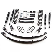 Zone Offroad 4.5" Suspension Lift Kit with Nitro Shocks and Rear Leaf Springs