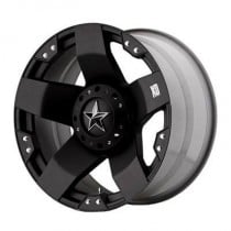 KMC XD Rockstar Series Wheel, Matte Black, 17x8" 5x4.5 Bolt Pattern, Back Spacing 5.9"