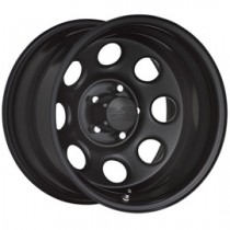 Black Rock Type 8 Series 997 Steel Wheel - 17x9" - Bolt Pattern 5x4.5" - Back Spacing 5" - Satin Black