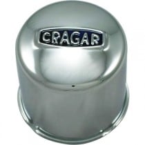 Cragar Closed Center Cap With Logo, Chrome - Sold Individually
