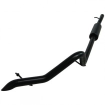 MBRP Off-Road Tail Pipe, Muffler before Axle, T409 - Black