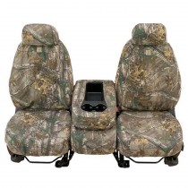 Covercraft Carhartt Custom Realtree Camo Front Seat Covers with Adjustable Headrests, Xtra Green - Pair
