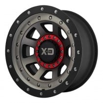 KMC XD137 FMJ Series Wheel 20x12" - 5x5", 5x5.5" Bolt Pattern, 4.77 Backspacing - Satin Black with Dark Tint Clear Coat