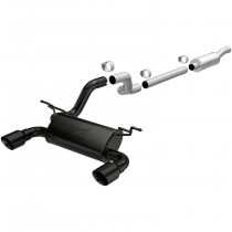 MagnaFlow MF Series 2.5" Performance Cat-Back Exhaust System, Dual Outlet - Stainless Steel with Black Coating