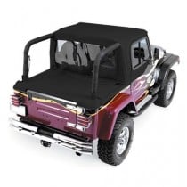 Rampage Jeep Cab Top, Includes Cab Cover & Tonneau Cover - Black Denim