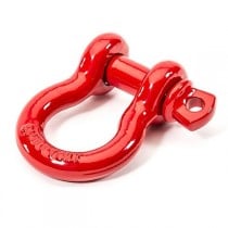 Smittybilt 3/4" D-Ring, 4.75 Ton Rating, Red - Sold Individually