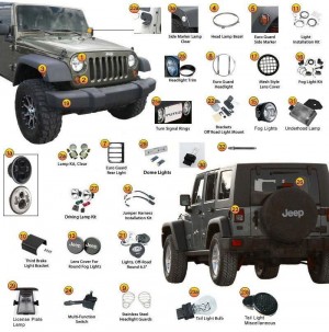 Jeep universal- Jeep-Wrangler JK Lighting | Morris 4x4