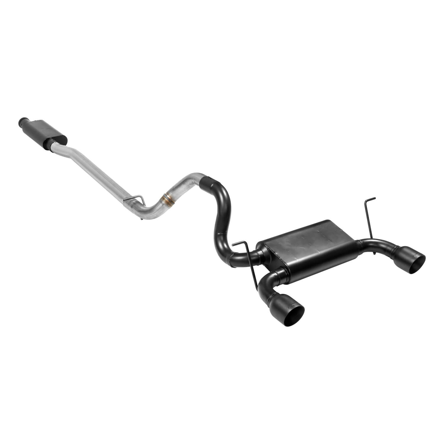 Flowmaster American Thunder Cat-Back Exhaust System, Duel Rear Exit, Black  Ceramic Coat, Wrangler JL  | Best Prices & Reviews at Morris 4x4