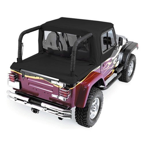 Rampage Jeep Cab Top Includes Cab Cover Tonneau Cover Black Denim Best Prices Reviews At Morris 4x4