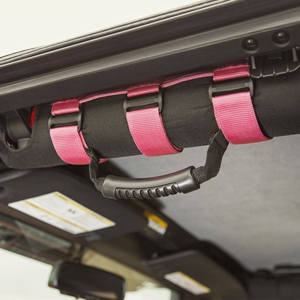 Pink Grab Handles for Jeep
