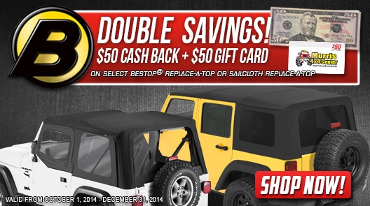 Bestop Replace-A-Top savings and deals for jeeps