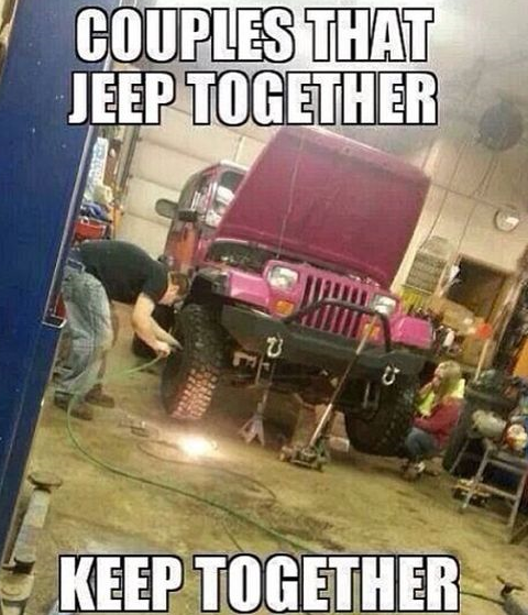 Couples that jeep together keep together