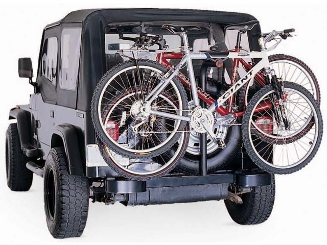 Jeep Spare Tire Bike Mount