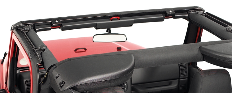 jeep soft top windshield channel