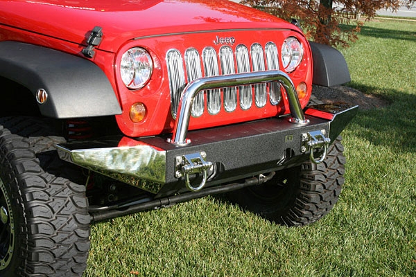 modular bumpers for jeeps with end caps