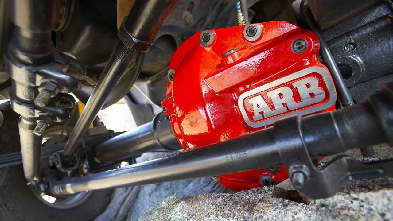 ARB Differential on Jeep Wrangler close up