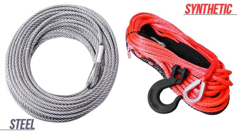 Synthetic vs. Steel Winch Cables