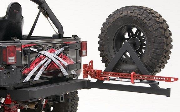 rancho hilift jack mount spare tire carriers jeep